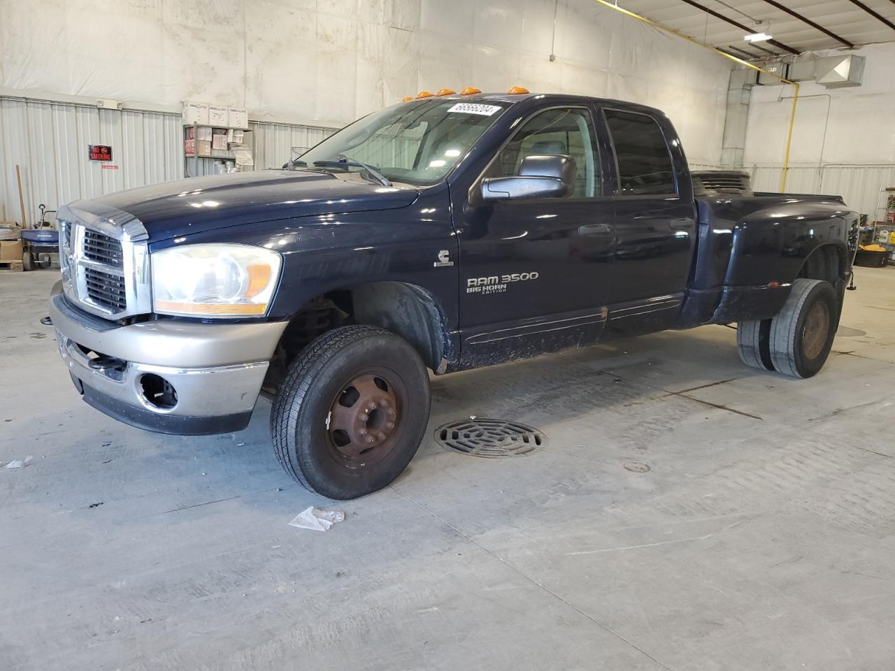 DODGE RAM 3500 S 2006 blue  diesel 3D7MX48C36G260535 photo #1