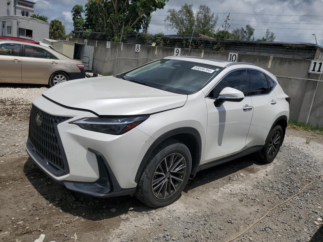 LEXUS NX 350 2022 white  gas JTJGGCEZ7N2000900 photo #1