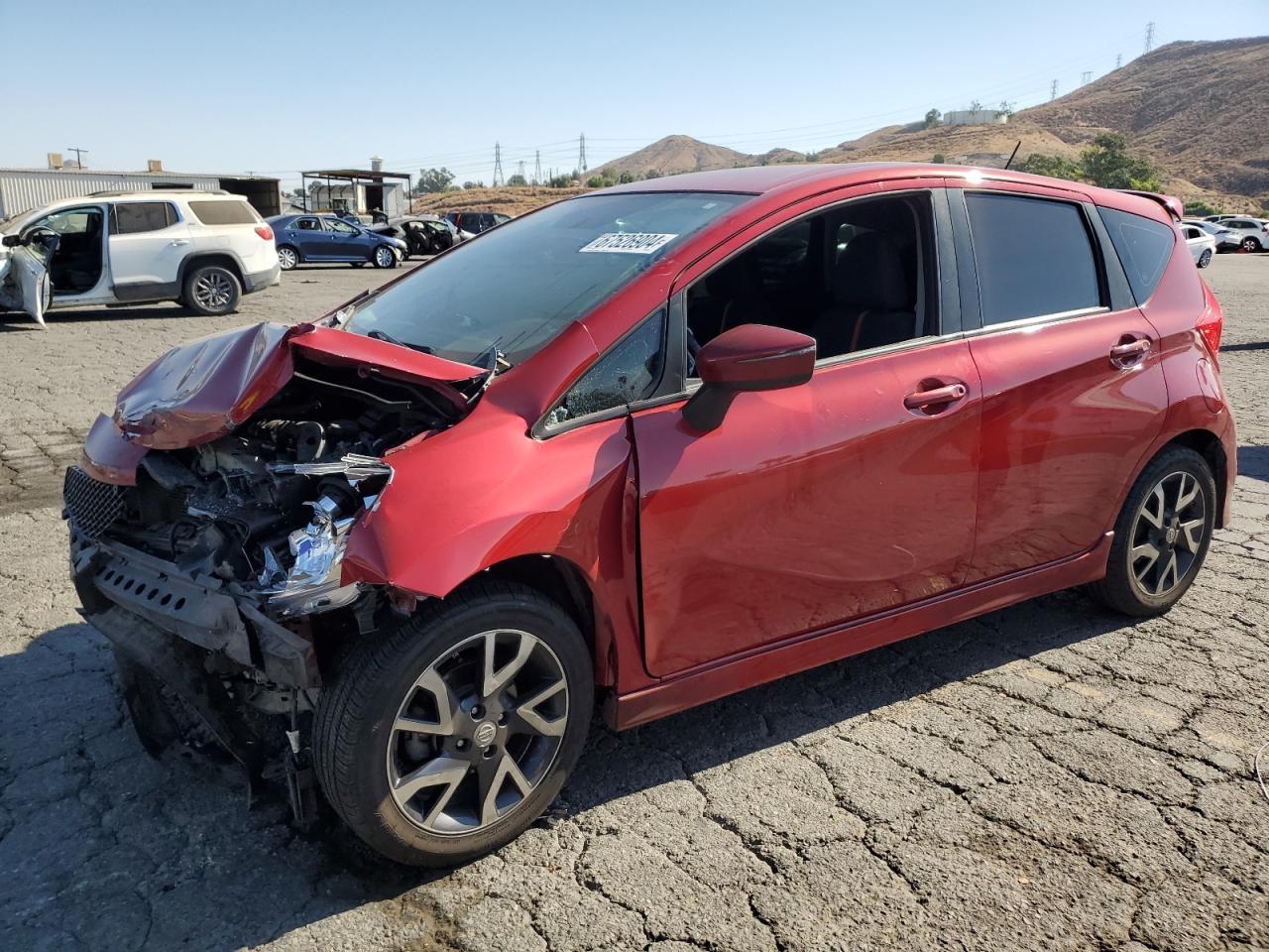 NISSAN VERSA NOTE 2015 burgundy  gas 3N1CE2CP5FL351326 photo #1