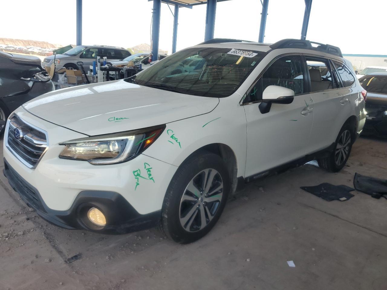 SUBARU OUTBACK 3. 2018 white  gas 4S4BSENC0J3324449 photo #1