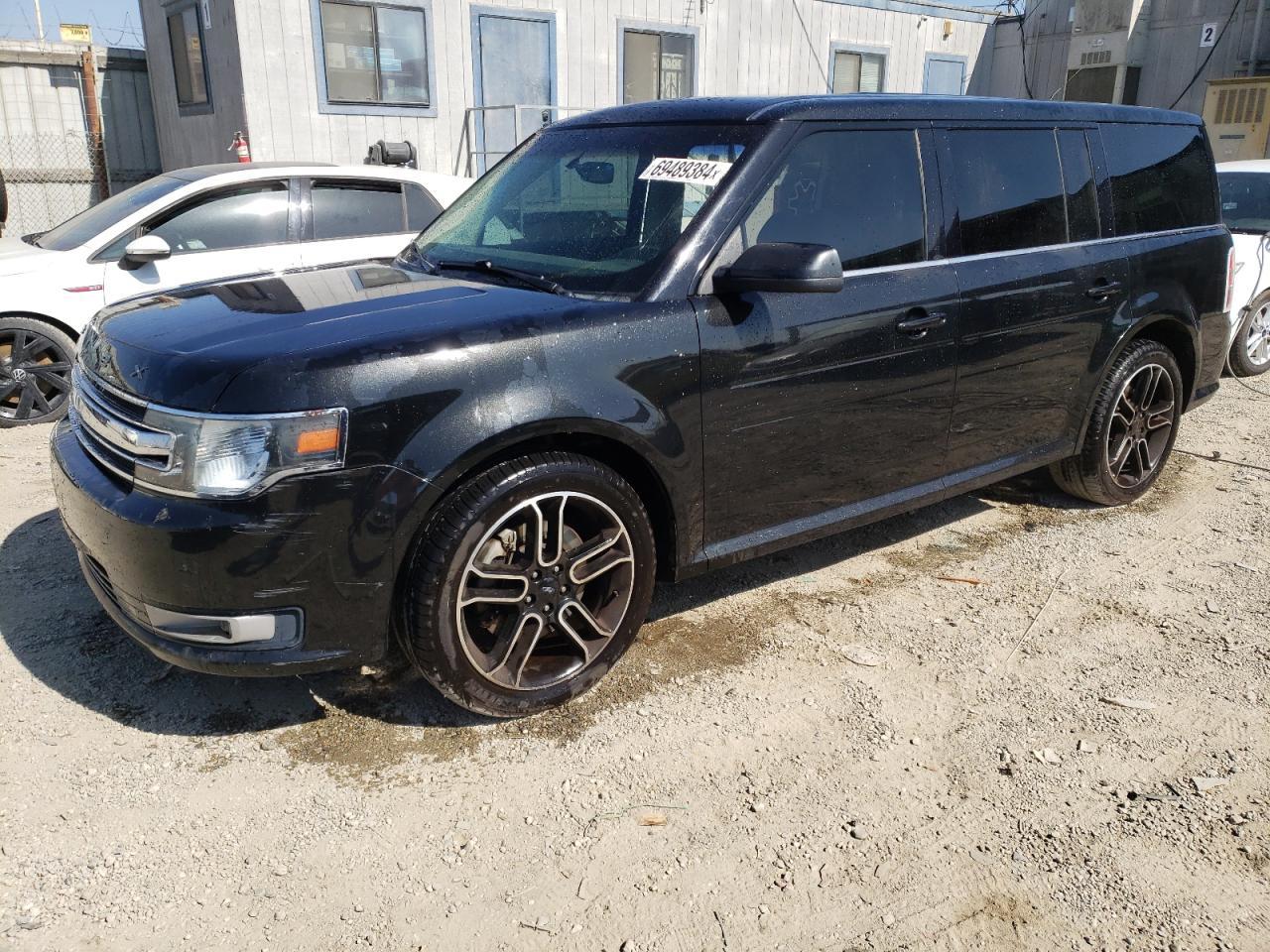 FORD FLEX 2014 black  gas 2FMGK5C83EBD16842 photo #1