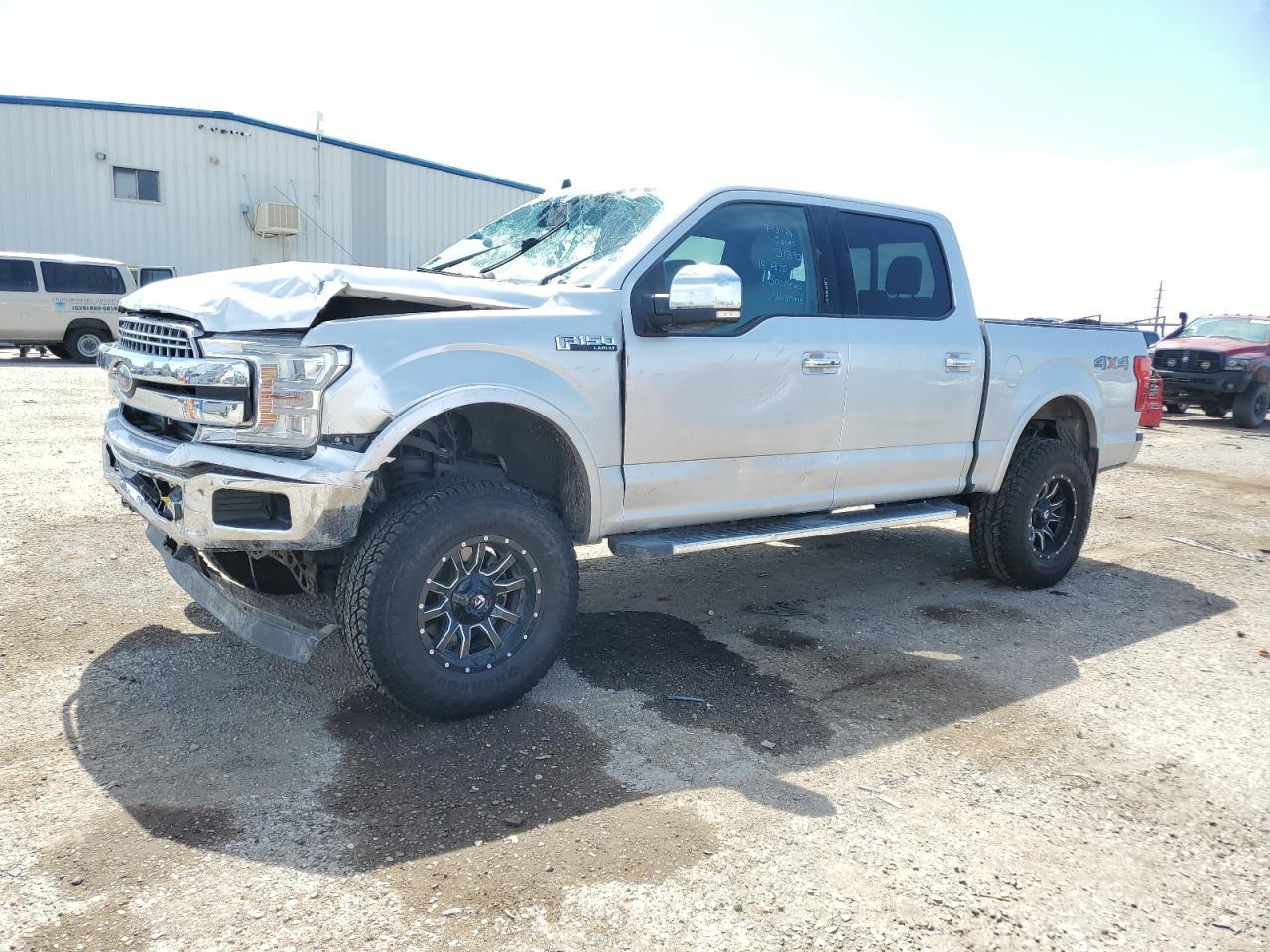 FORD F150 SUPER 2019 silver  gas 1FTEW1EP9KFB05880 photo #1