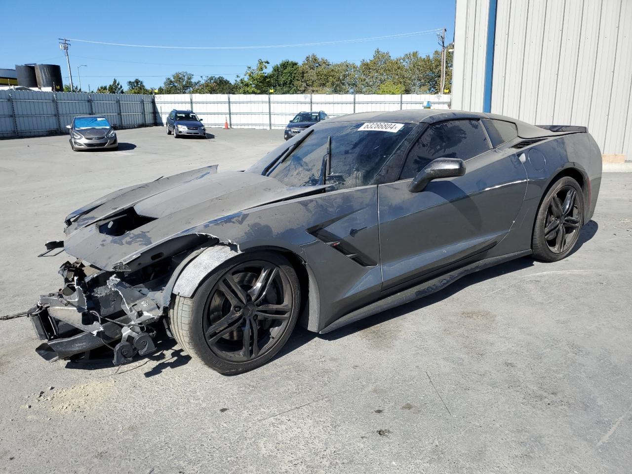 CHEVROLET CORVETTE S 2015 gray  gas 1G1YK2D76F5111351 photo #1