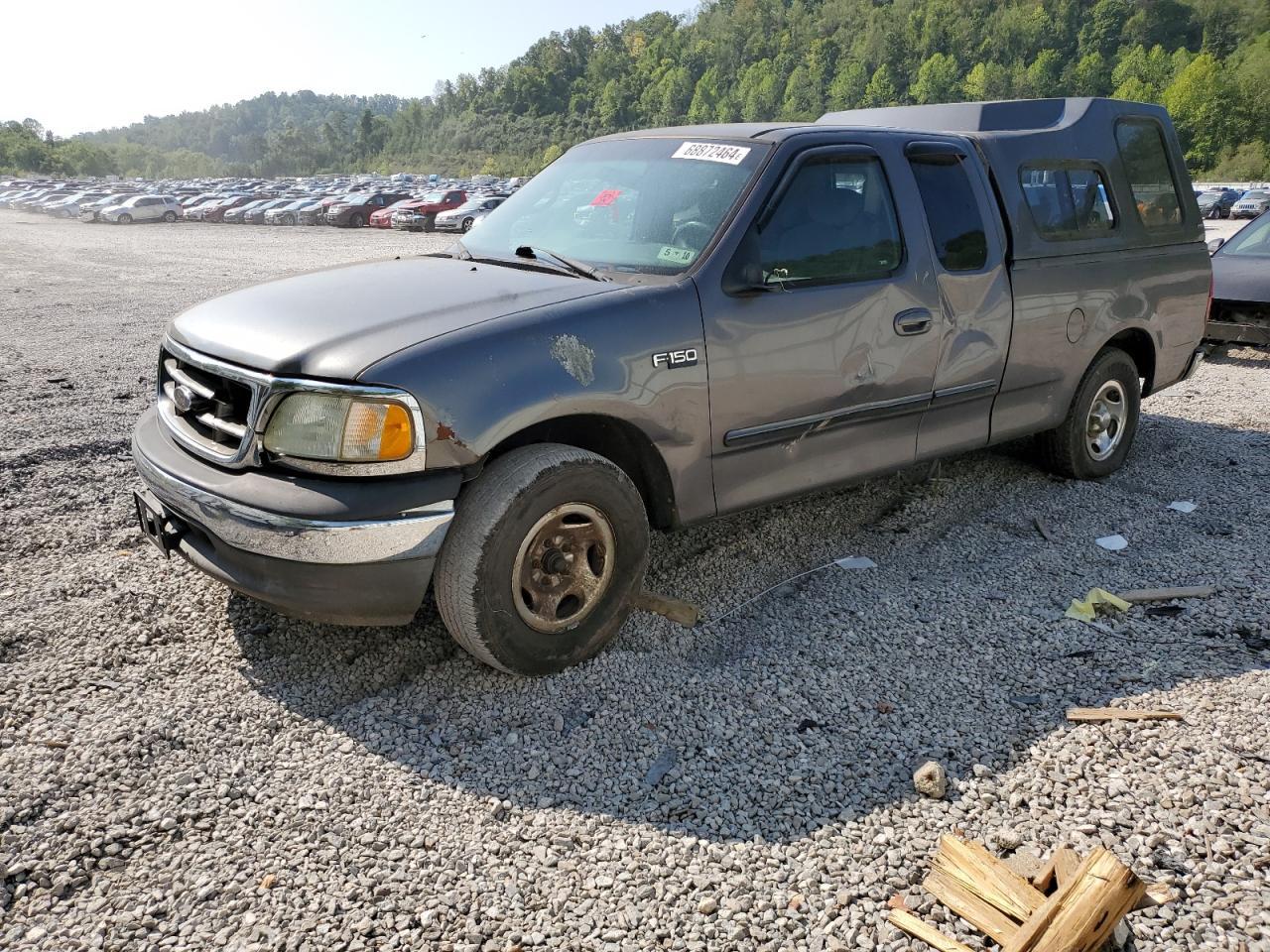 FORD F150 2002 gray  gas 1FTRX17252KB05317 photo #1