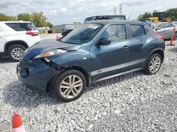 NISSAN JUKE S 2013 blue  gas JN8AF5MV5DT221009 photo #2