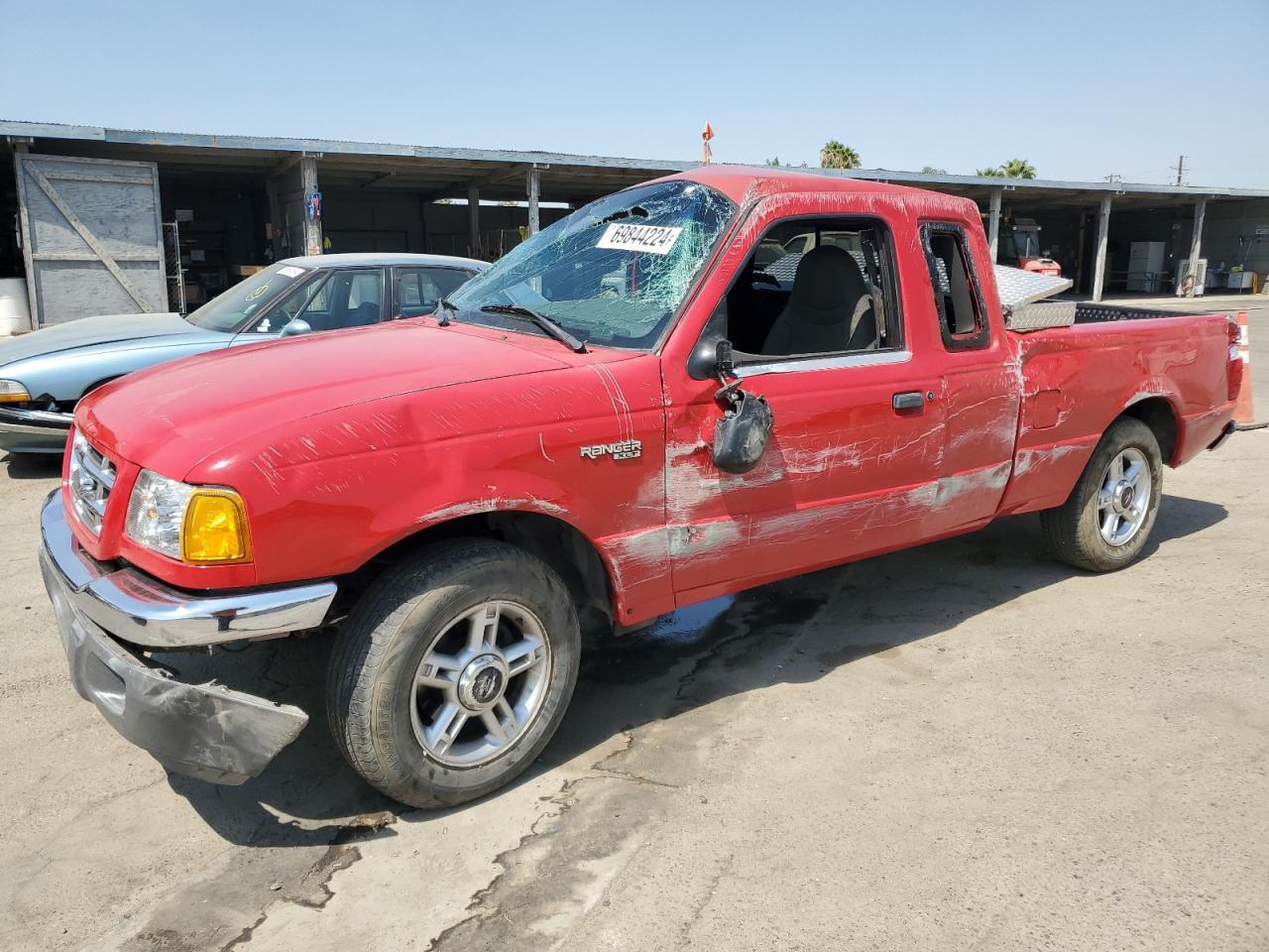 FORD RANGER SUP 2001 red  flexible fuel 1FTYR14V61PB04621 photo #1