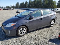 TOYOTA PRIUS 2014 gray  hybrid engine JTDKN3DU0E1807595 photo #2