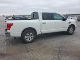 NISSAN TITAN S 2017 white  gas 1N6AA1EK9HN543716 photo #4