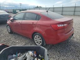 KIA RIO LX 2014 red  gas KNADM4A33E6351377 photo #3