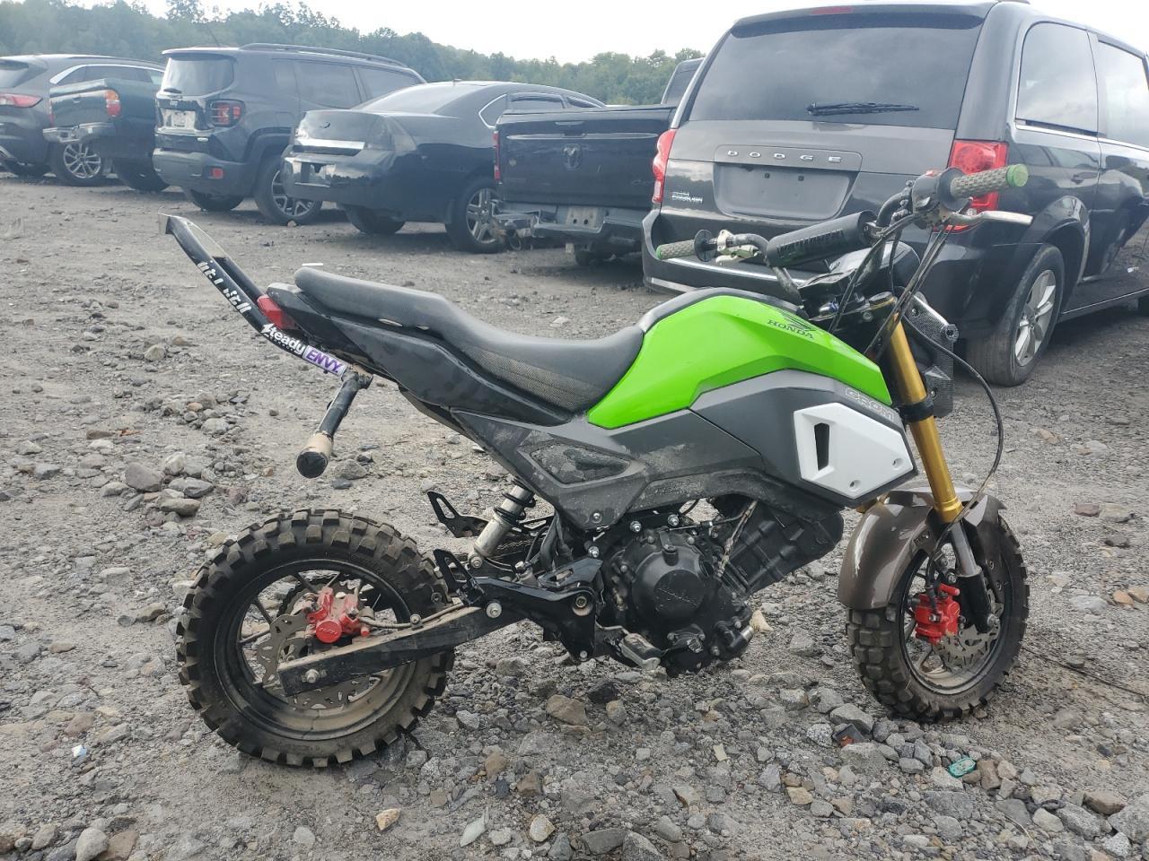 HONDA GROM 2018 green  gas MLHJC7511J5008552 photo #1