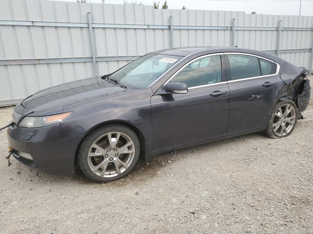 ACURA TL 2012 black sedan 4d gas 19UUA9F78CA803713 photo #1