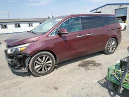 KIA SEDONA SXL 2015 maroon  gas KNDME5C14F6040673 photo #2