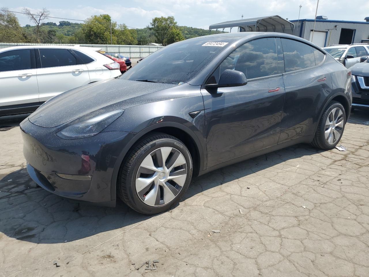 TESLA MODEL Y 2024 gray  electric 7SAYGDEE8RA222245 photo #1