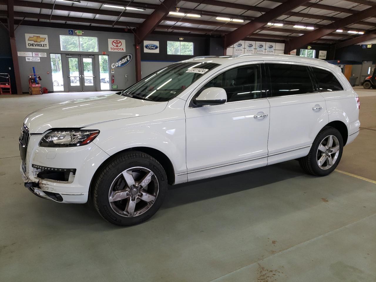 AUDI Q7 PREMIUM 2013 white  gas WA1LGAFE5DD012302 photo #1