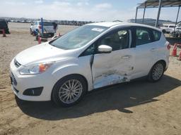 FORD C-MAX SEL 2014 white  hybrid engine 1FADP5BU2EL512283 photo #2