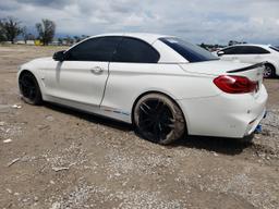 BMW 430I 2018 white  gas WBA4Z1C57JEC60615 photo #3