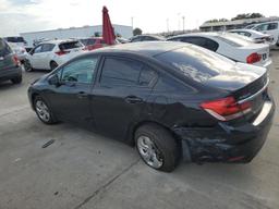 HONDA CIVIC LX 2015 black  gas 2HGFB2F59FH527804 photo #3