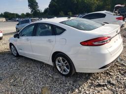 FORD FUSION SE 2018 white  hybrid engine 3FA6P0LU5JR177686 photo #3