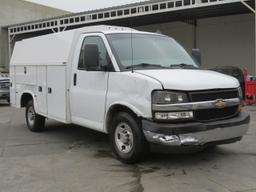 CHEVROLET EXPRESS G3 2019 white  flexible fuel 1GB0GRFG3K1368372 photo #2