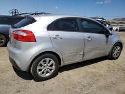 KIA RIO EX 2013 silver  gas KNADN5A39D6280686 photo #4