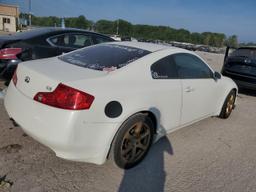 INFINITI G35 2006 white coupe gas JNKCV54E36M718420 photo #4