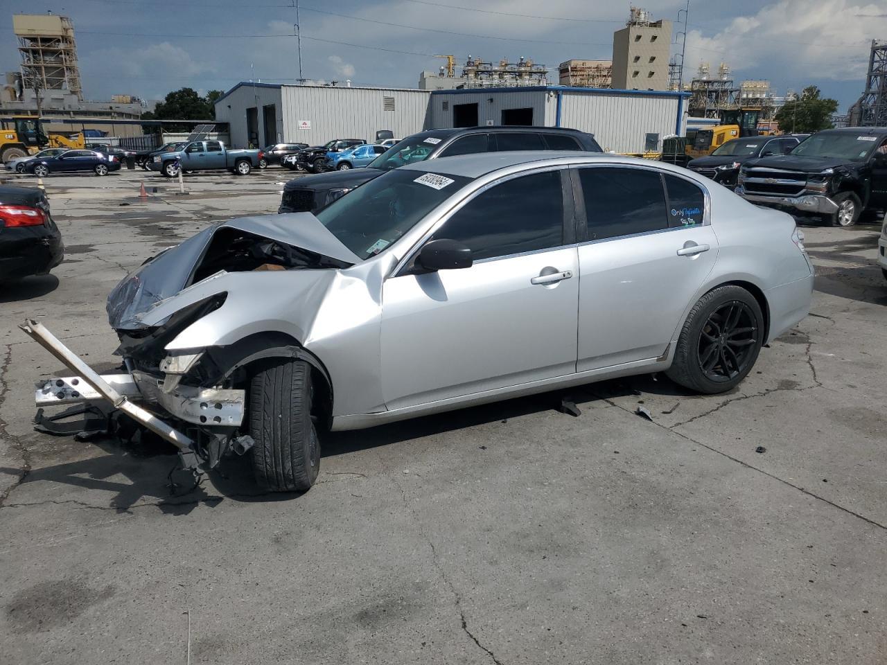 INFINITI G25 BASE 2012 silver  gas JN1DV6AP3CM812393 photo #1