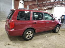 HONDA PILOT EXL 2003 maroon  gas 2HKYF18693H540146 photo #4