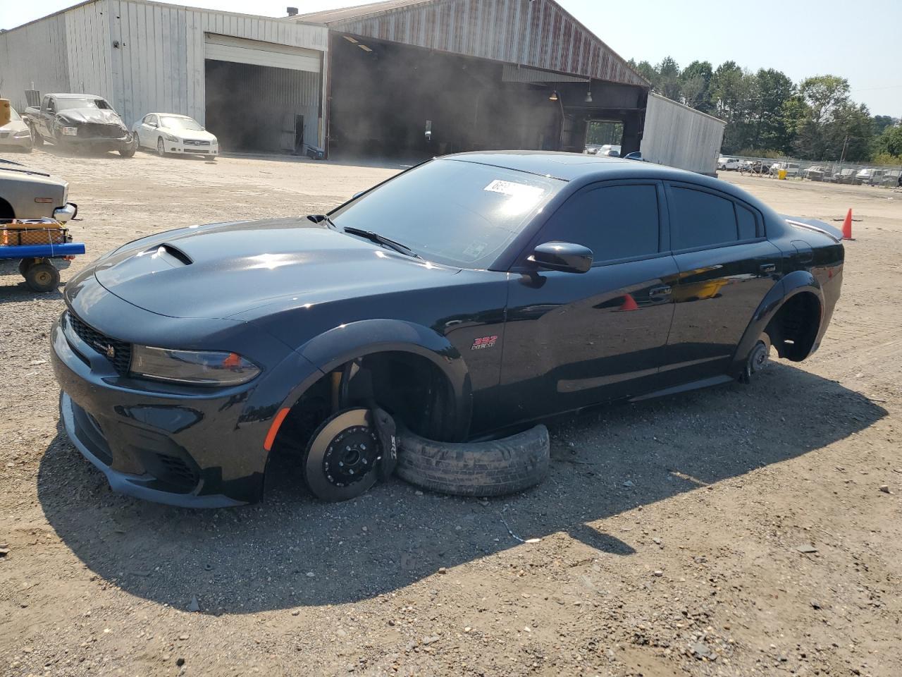 DODGE CHARGER SC 2023 black  gas 2C3CDXGJ6PH643620 photo #1