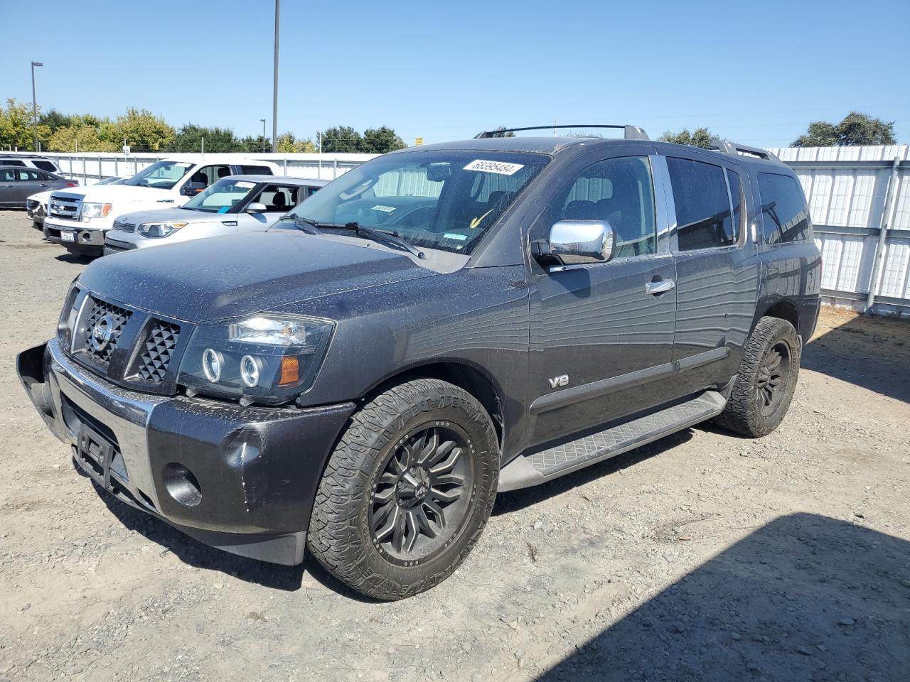 NISSAN ARMADA SE 2007 black  gas 5N1AA08A47N720361 photo #1