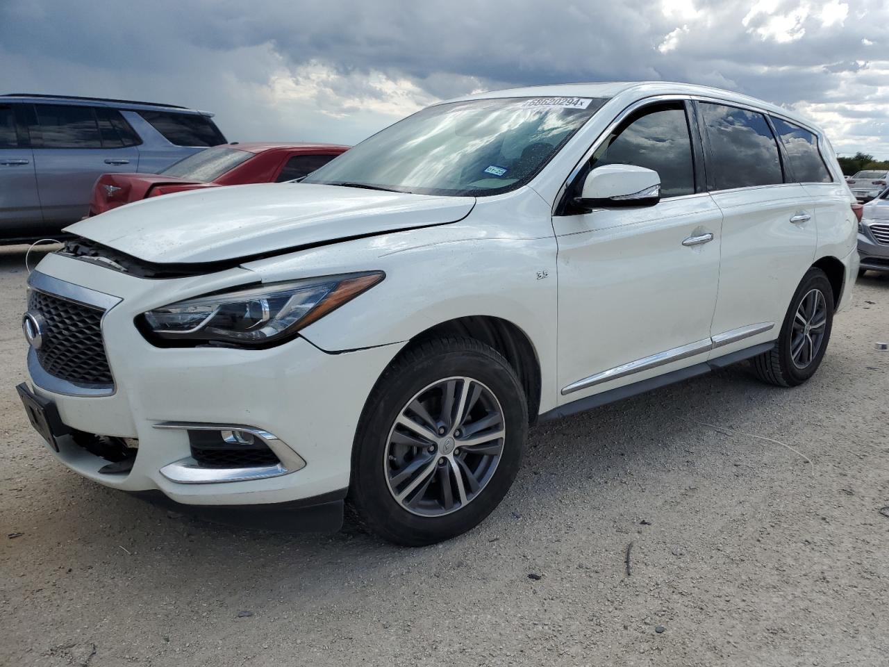 INFINITI QX60 2018 white  gas 5N1DL0MN6JC516647 photo #1