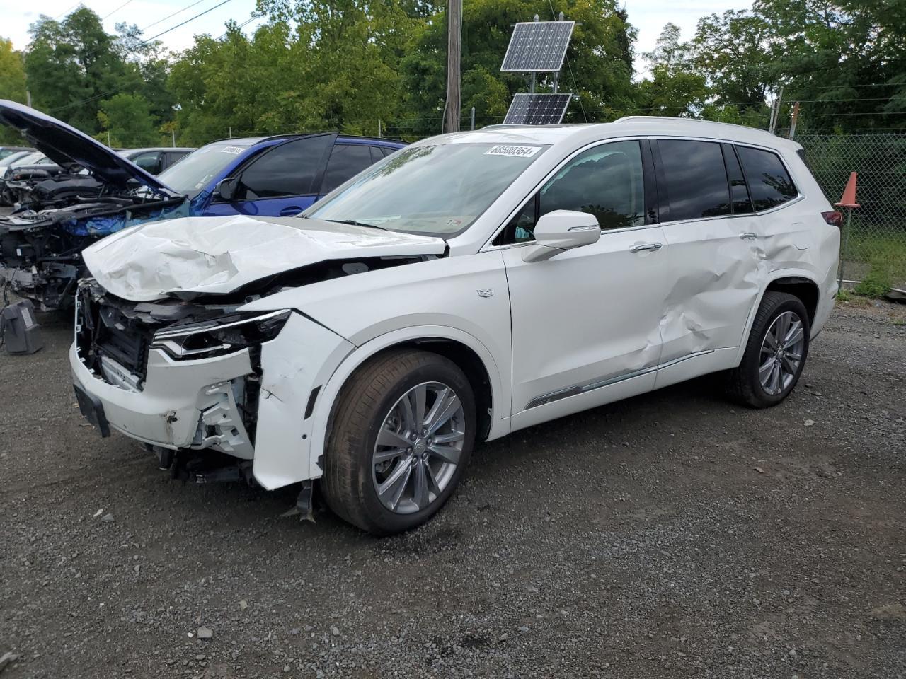 CADILLAC XT6 PLATIN 2023 white  gas 1GYKPFRS4PZ177436 photo #1