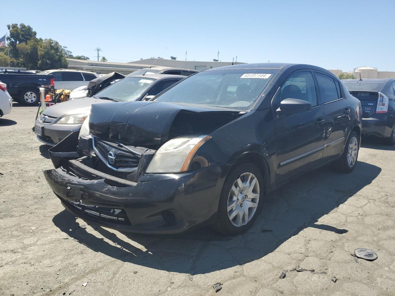 NISSAN SENTRA 2.0 2012 black  gas 3N1AB6AP5CL772291 photo #1