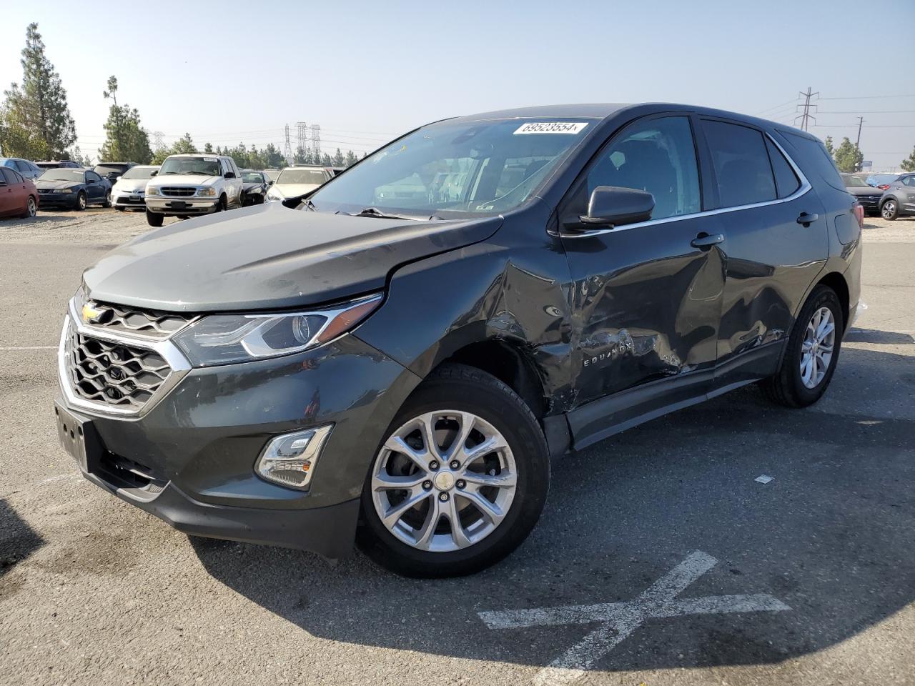 CHEVROLET EQUINOX LT 2020 gray  gas 3GNAXKEV2LS536386 photo #1