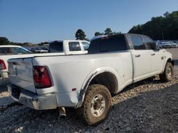 DODGE RAM 3500 L 2012 white crew pic diesel 3C63DRJL6CG203514 photo #4