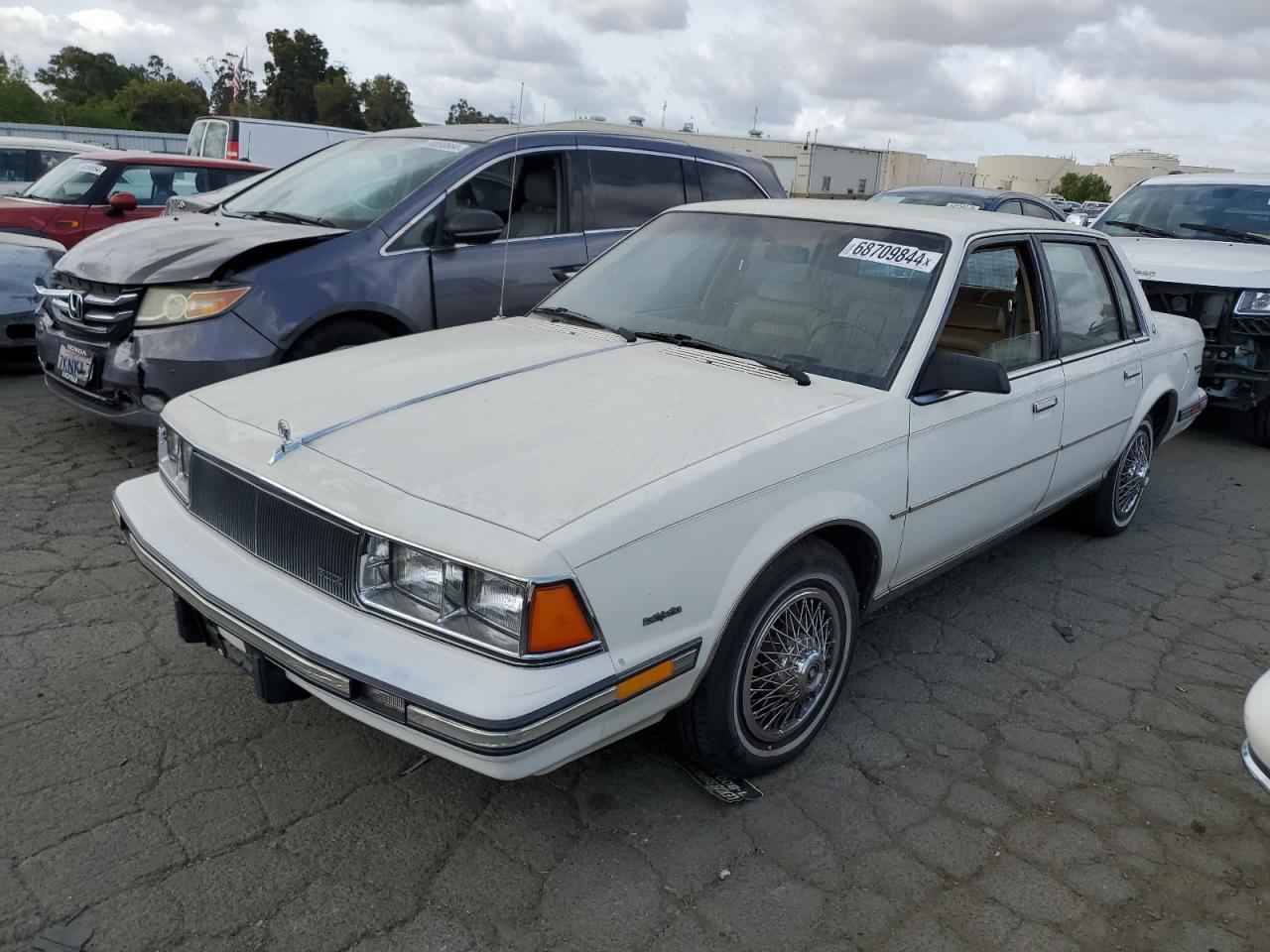 BUICK CENTURY LI 1985 white  gas 1G4AL1938F6466629 photo #1