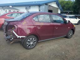 MITSUBISHI MIRAGE G4 2019 burgundy  gas ML32F3FJ2KHF14550 photo #4