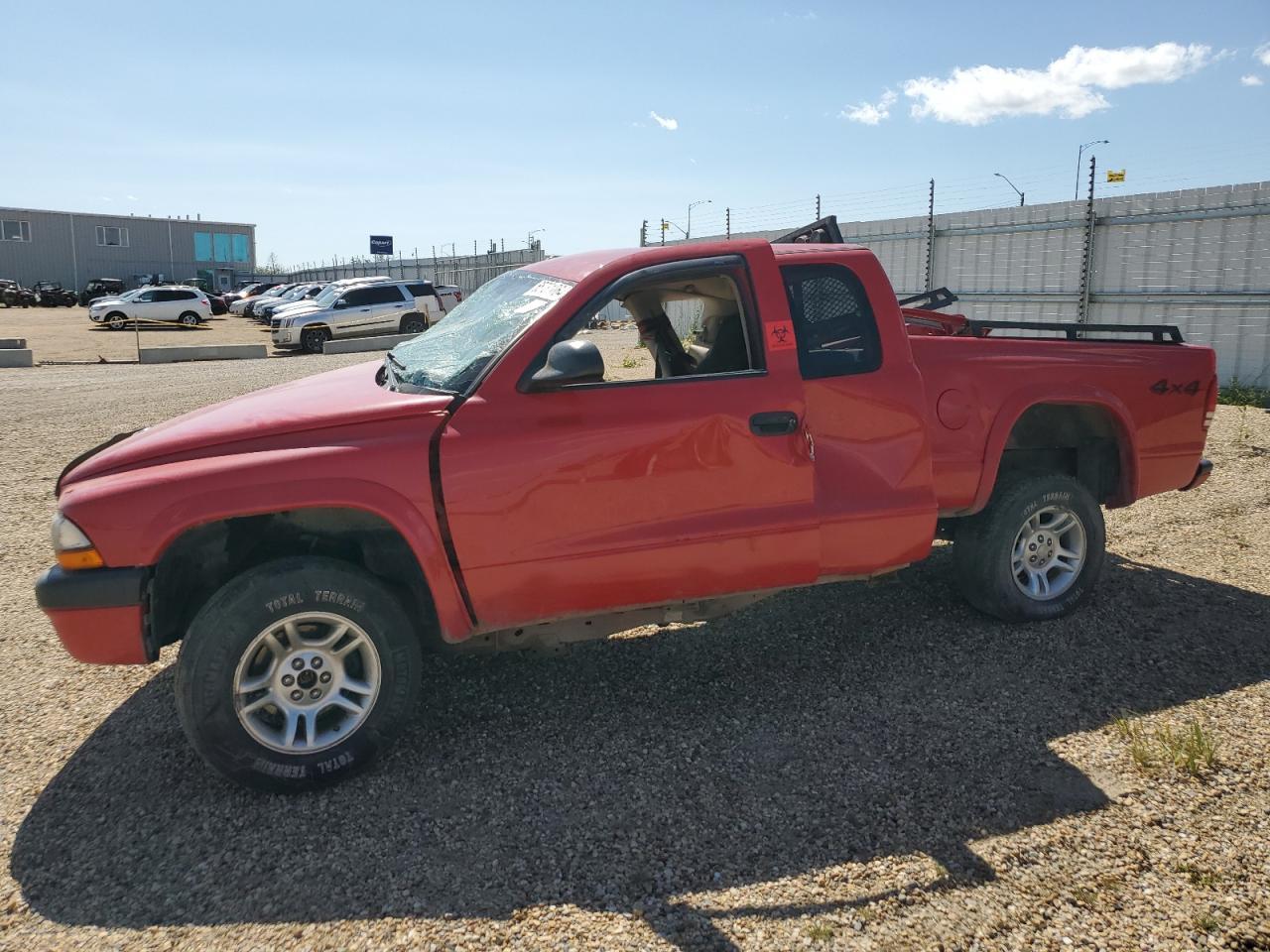 DODGE DAKOTA SPO 2004 red club cab gas 1D7HG32N24S622091 photo #1