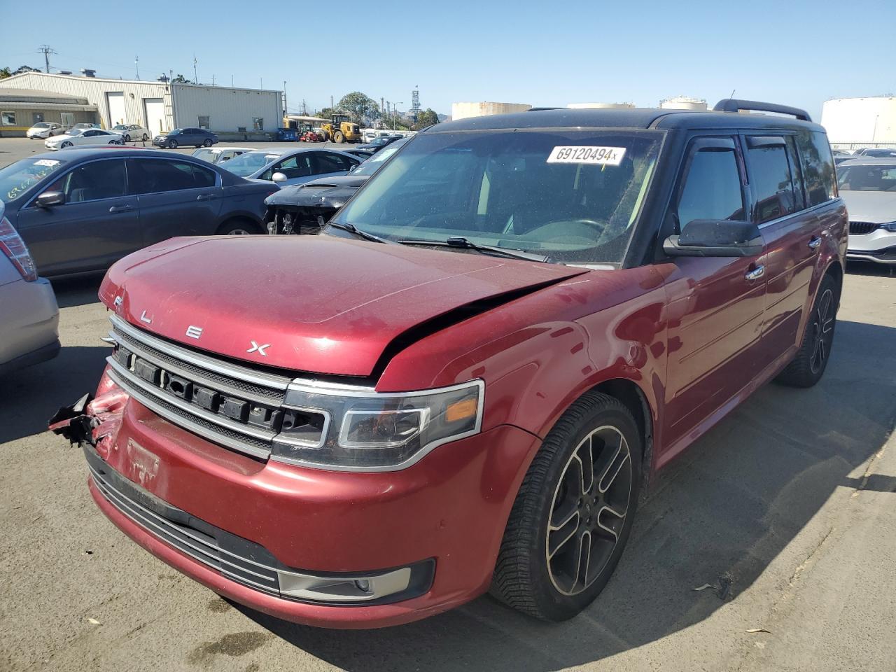 FORD FLEX LIMIT 2013 red  gas 2FMHK6DT0DBD16244 photo #1