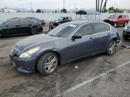 INFINITI G25 BASE 2012 blue  gas JN1DV6AP9CM812947 photo #2