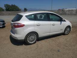 FORD C-MAX SEL 2014 white  hybrid engine 1FADP5BU2EL512283 photo #4