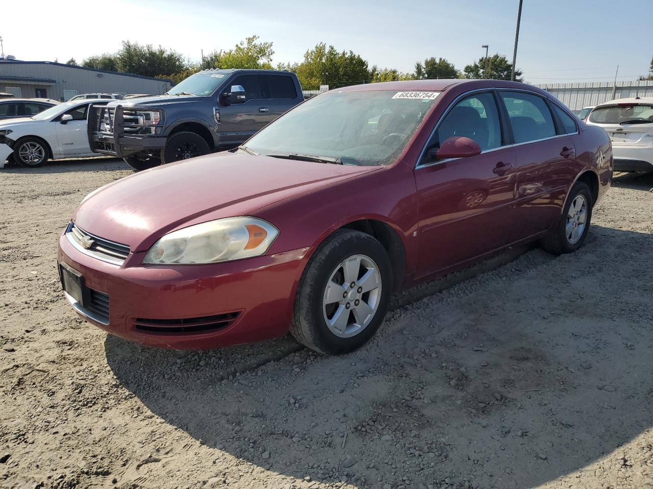 CHEVROLET IMPALA LT 2006 red sedan 4d flexible fuel 2G1WT58K569153971 photo #1