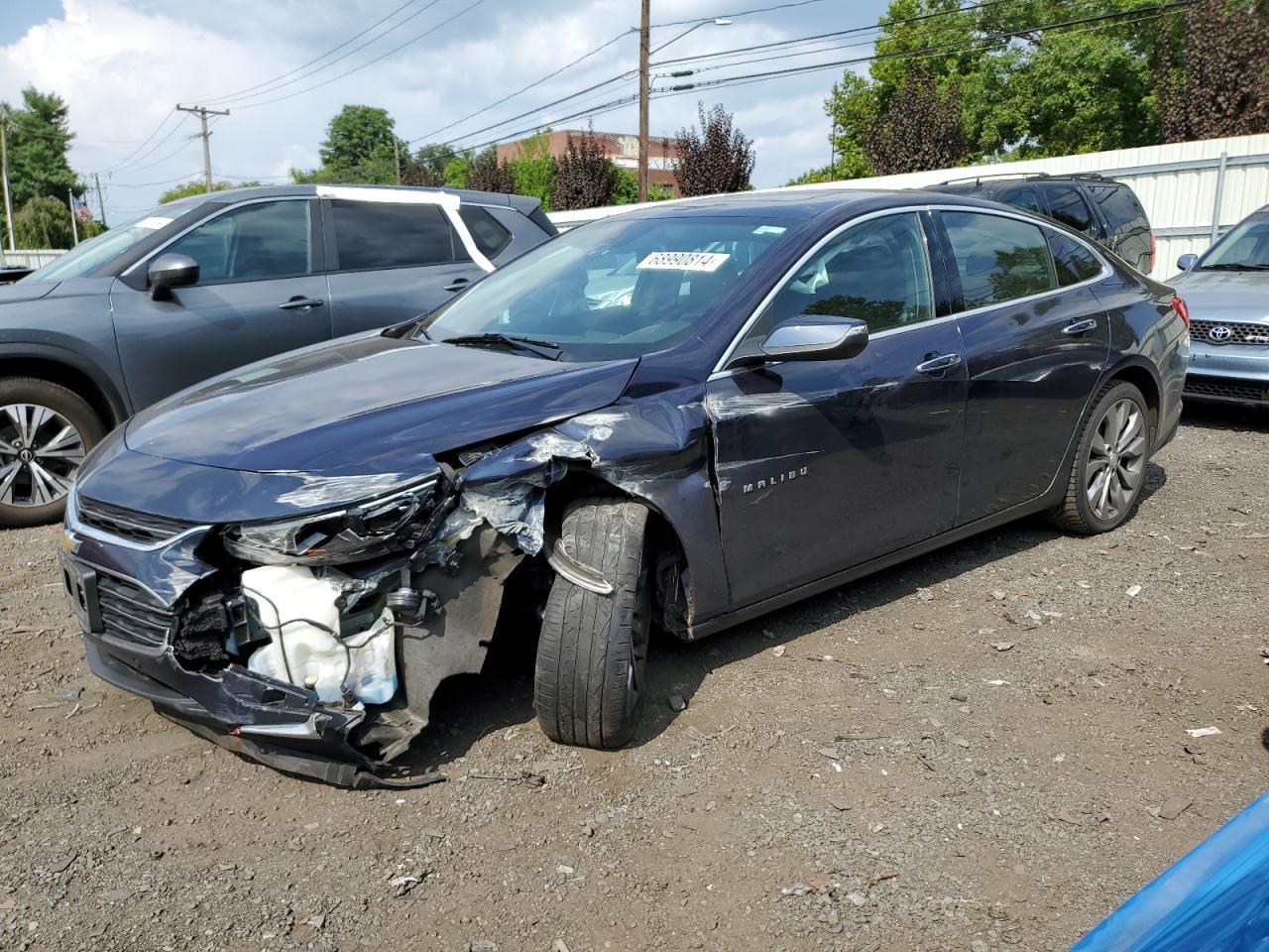 CHEVROLET MALIBU PRE 2016 blue sedan 4d gas 1G1ZH5SX0GF353894 photo #1