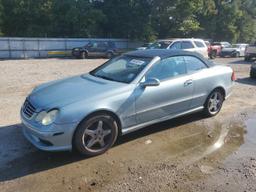 MERCEDES-BENZ CLK 500 2004 blue converti gas WDBTK75G54T013397 photo #2