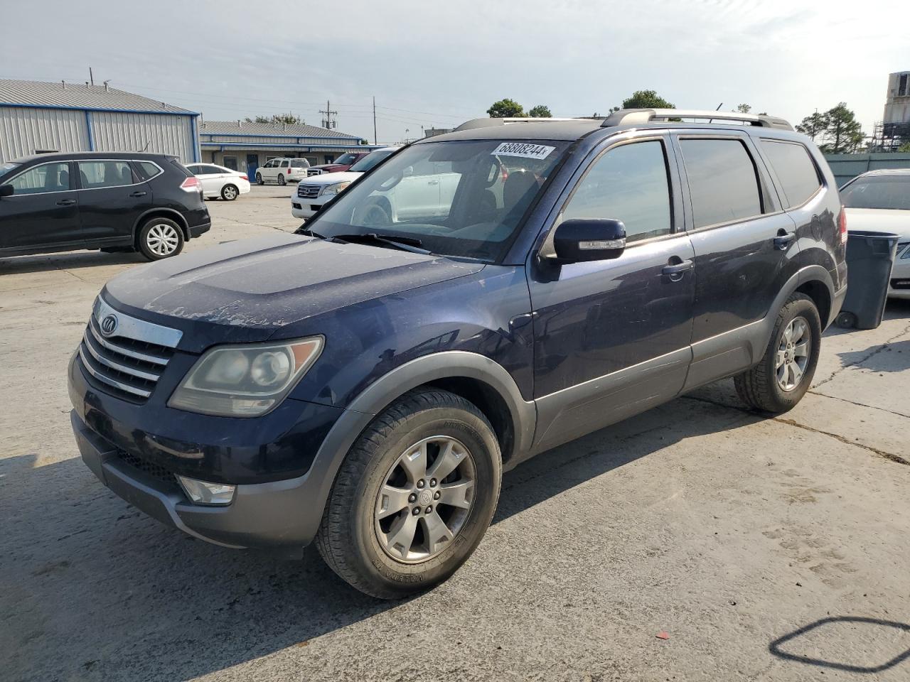 KIA BORREGO LX 2009 blue 4dr spor gas KNDJJ741895033681 photo #1