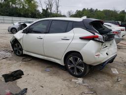 NISSAN LEAF SL PL 2021 white  electric 1N4BZ1DV1MC555463 photo #3