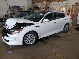 KIA OPTIMA EX 2016 white  gas 5XXGU4L35GG120580 photo #2