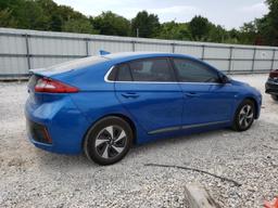 HYUNDAI IONIQ SEL 2018 blue  hybrid engine KMHC75LCXJU065973 photo #4