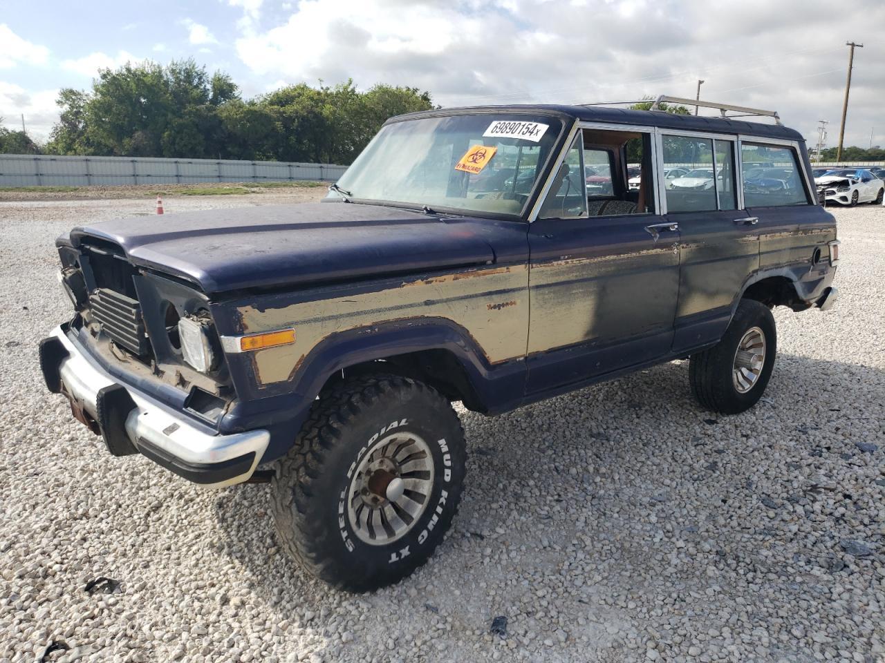 JEEP WAGONEER 1983 blue 4dr spor gas 1JCNJ15N4DT027511 photo #1