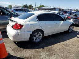 INFINITI G37 2013 white  gas JN1CV6AR1DM757814 photo #4