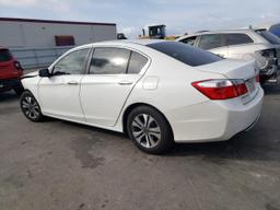 HONDA ACCORD LX 2015 white  gas 1HGCR2F30FA085054 photo #3